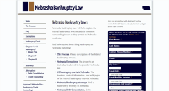 Desktop Screenshot of nebraskabankruptcy.com