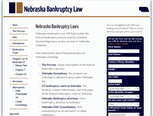 Tablet Screenshot of nebraskabankruptcy.com